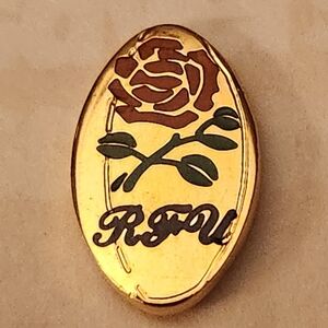 Vintage "RFU" Brooch Pin- England Rugby Football Union